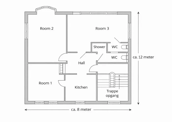 Apartment Jp 1 - Faelles Kokken Og Bad *